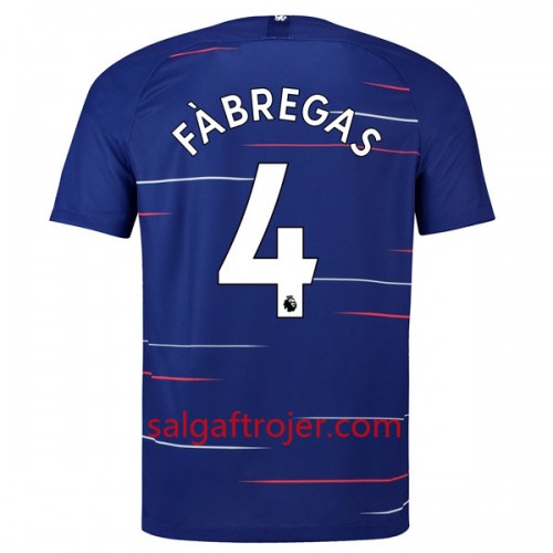 Chelsea Fodboldtrøjer Fabregas 4 Hjemmebanesæt 2018/19 Kort ærmer Chelsea Fodboldtrøjer Fabregas 4 Hjemmebanesæt 2018/19 Kort ærmer